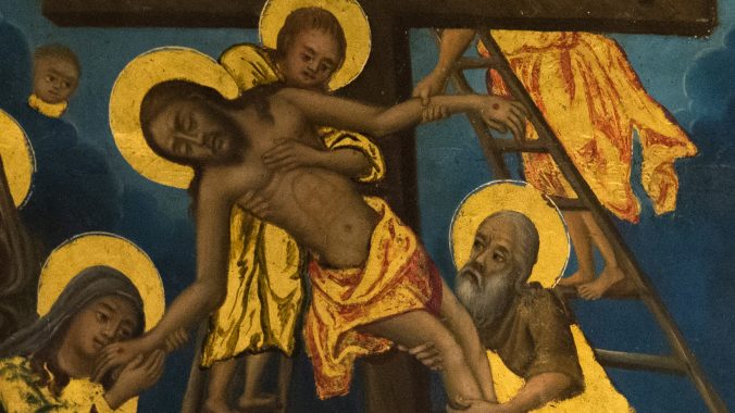Station 13: Jesus is taken down from the Cross